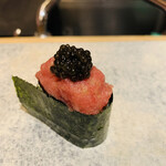 鮨 由う - ・トロたくキャビア