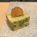 鮨 由う - ・あおさのりの玉子焼き