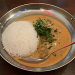 ラモスカレー - ランチ チキンカレー(スパイス入り)ライス並盛(大盛・特盛無料)¥770