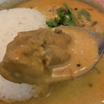 ラモスカレー - ランチ チキンカレー(スパイス入り)ライス並盛(大盛・特盛無料)¥770