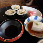 東風 - そば寿司・ゴマ豆腐