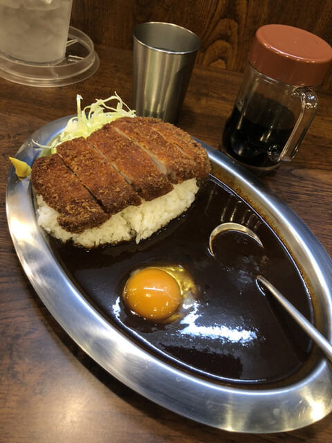 豚 カツカレー 男気