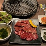 焼肉・韓国料理 KollaBo - 黒毛和牛・焼肉定食（A4A5ランク）肉大盛り