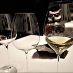 レストラン リューズ - 残り半分は別グラスで