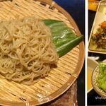 篠のめ - 天ざるそば1250円,手打ち蕎麦篠のめ(みよし市) 食彩品館.jp撮影