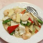 梅蘭 - 海鮮３種の炒め物