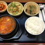 韓国料理 扶餘 - スンドゥブ定食