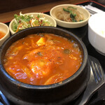 韓国料理 扶餘 - スンドゥブ定食