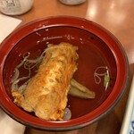 旭鮨総本店 - トラフグの骨を焼いたお吸い物