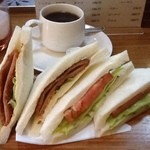 カリーナ - ハムカツと生野菜