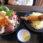 海鮮亭 高はし - 有頭海老のセット
