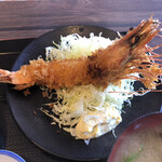 海鮮亭 高はし - 有頭海老フライ