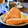 八代目傳左衛門めし屋 - 料理写真:アジフライ・エビフライ定食@1,400円：1日限定10食