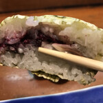 いわし亭 - 寿司巻き昆布、にゅ～～ん！