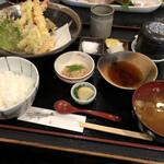 145575130 - 本日の揚げたて天ぷら盛り定食　税込1,300円