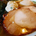 地鶏らーめん ちきん - 地鶏ラーメン(塩)、特製　アップ