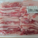 週末びっくり市 - 国産豚肉(100㌘118円)1085㌘1280円