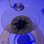 オテル・ド・ヨシノ - 鮑のジュレ。旨すぎる。