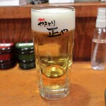 やきとり 正や - 熟撰生ビール