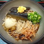 小諸そば - 2012/08 期間限定揚げ茄子おろしそば390円