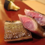 すし屋 真魚 - 秋刀魚炙り