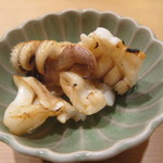 すし屋 真魚 - 烏賊げそ焼き