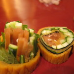 すし屋 真魚 - 漬け物巻き