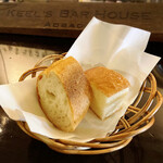 キールズ・バーハウス アオバダイ - ランチセットのパンです