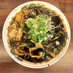 Ra-Men Kairikiya - 京都漆黒醤油ラーメン 麺大盛り  上から