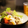 Bunkamuraロビーラウンジ - キーマカレー 季節の野菜添え 、紅茶 (￥1,300)