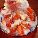 ひょうたんかふぇ - 中のほうが苺が多い