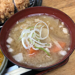 とんかつ 栄ちゃん - 豚汁も大好き