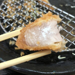 とんかつ 栄ちゃん - この脂身部分の爆発的甘さに誰もが驚くと思う