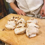 うを徳 - 虎河豚の白子焼き