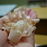 日本料理 太月 - 削りたての鰹節