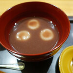 日本料理 太月 - 白玉しるこ