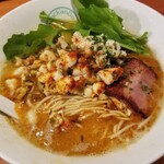 麺屋 六感堂 - おめで鯛 傳傳麺 (創作担々麺)＋真鯛ラグー増し