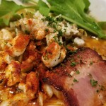 麺屋 六感堂 - おめで鯛 傳傳麺 (創作担々麺)＋真鯛ラグー増し