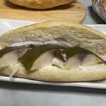 モンペリエ - 料理写真:2021年2月。プチフランスでシメサバサンド。