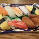 ディオ - にぎり寿司10貫(税抜)299円 ※開封後 (2021.02.06)