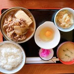 かしを食堂 - 牛皿定食