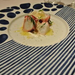 リストランテ カノフィーロ - ヤナギダコと日向夏、山ワサビ
