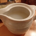 割烹 逆瀬川 川上 - そば湯