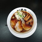 麺家 鶏処 - Aセット（鶏処しょうゆ＋半チャーハン）870円