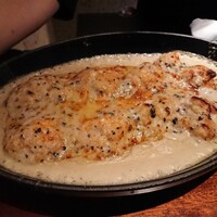 蒼 - 焼き上がった無洗白子と黒トリュフのグラタン