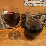 Hambaguresutorammatsumoto - 赤ワインデキャンタ