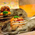 炭焼きレストランさわやか - げんこつハンバーグ