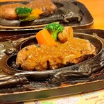 炭焼きレストランさわやか - げんこつハンバーグ