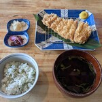 かつ久 無庵 - ロースかつ定食（180g）