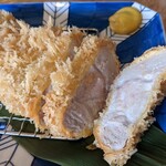 かつ久 無庵 - ロースかつ断面♪